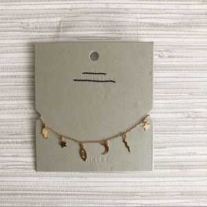 Urban Outfitters Jewelry - UO Gold Stars and Icons anklet bracelet NWT Urban Outfitters Jewelry - UO Gold Stars and Icons anklet bracelet NWT
